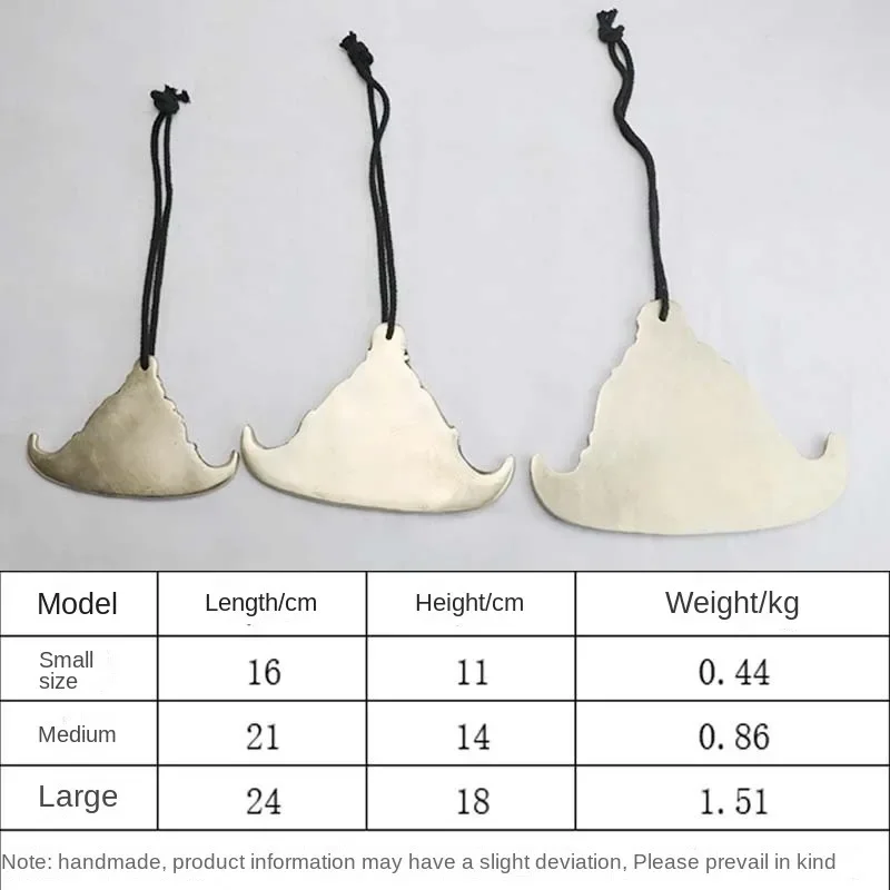 Nepalese Hand-made Triangular Iron Chimes Yoga Meditation