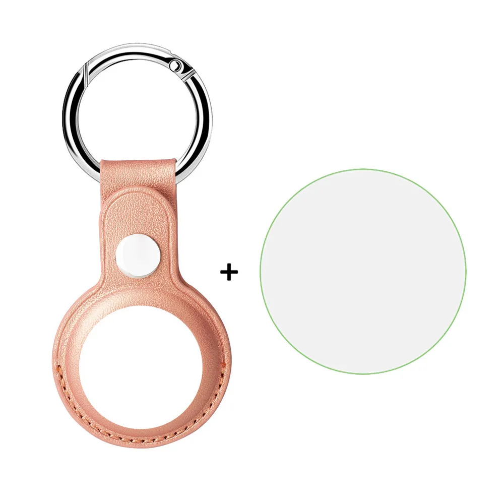 2020 new For AirTags Cover  Leather Protection Anti-Lost Protective Case For Apple Locator Tracker Cover 