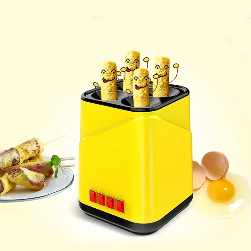 220V Egg Roll Machine Fully Automatic Electric Sausage Egg Roll Cooking Machine