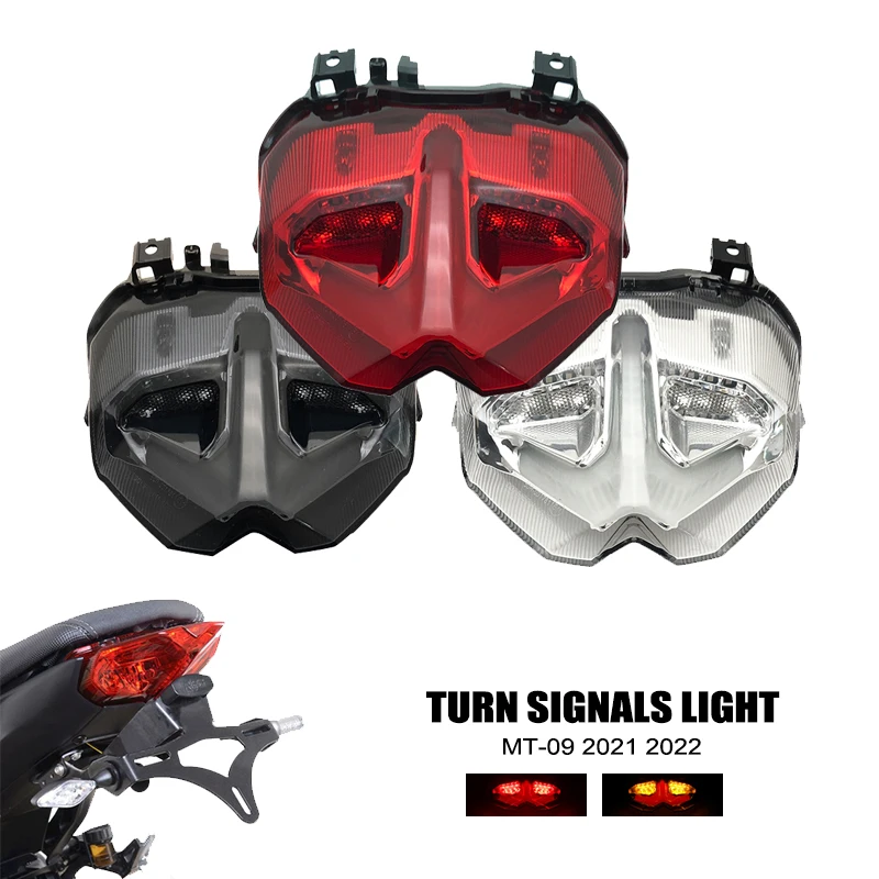 

Fit For YAMAHA MT-09 MT09 Led Integrated Taillight MT 09 2021 2022 Motorcycle Accessories Rear Tail Brake Turn Signals Light