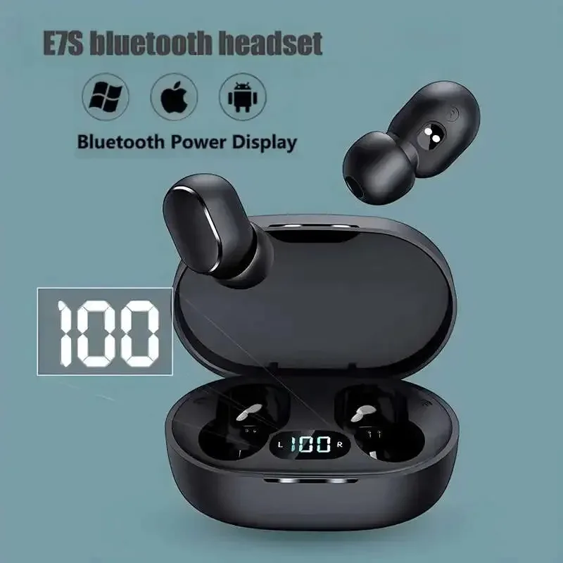 Wireless Bluetooth Headset with Mic and LED Display
