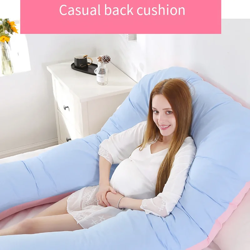 U-shaped Maternity Pillow Waist Support Pillow Core Side Sleeping Pillow Pregnant Pillow Can Be Disassembled Nursing Maternity