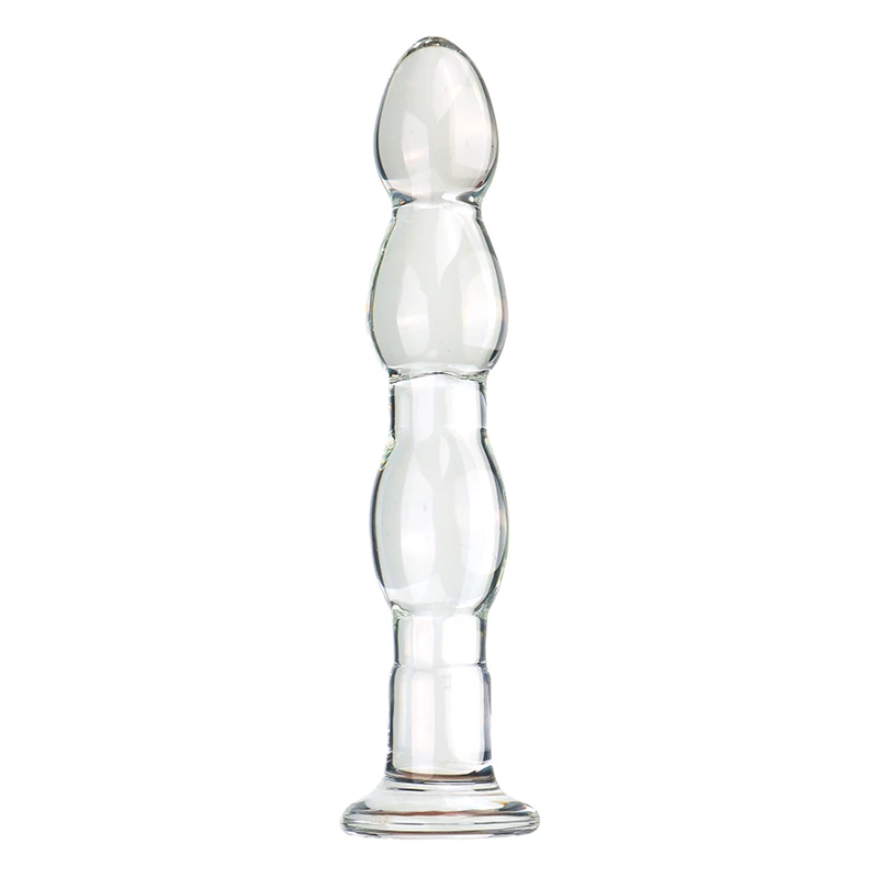 Glatt Transparentes Analplug Aus Glas Massagegerät Für Erwachsene_voghion.com