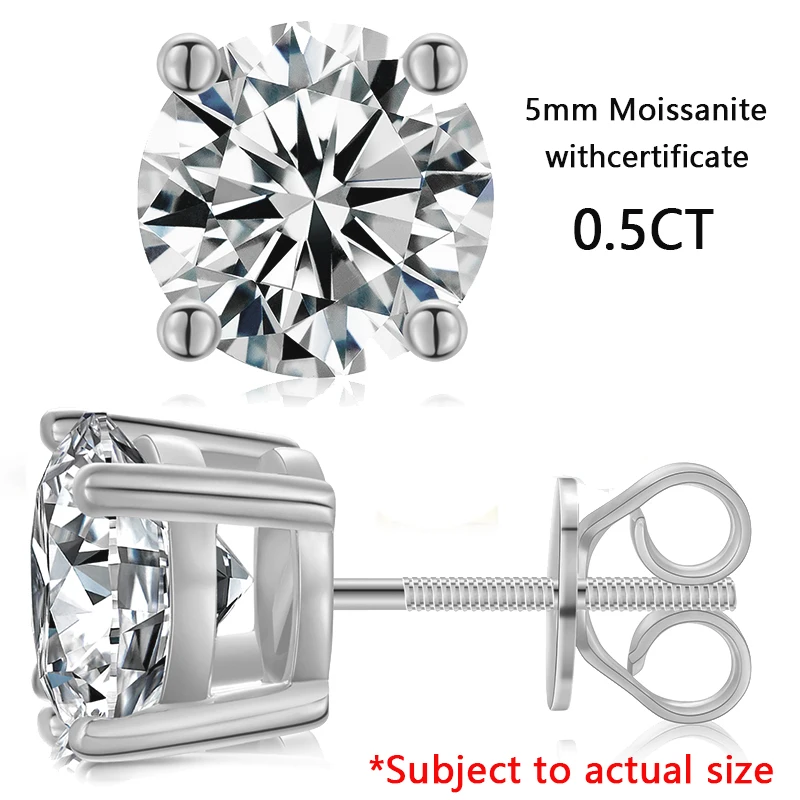 Silver-5mm-0.5ct