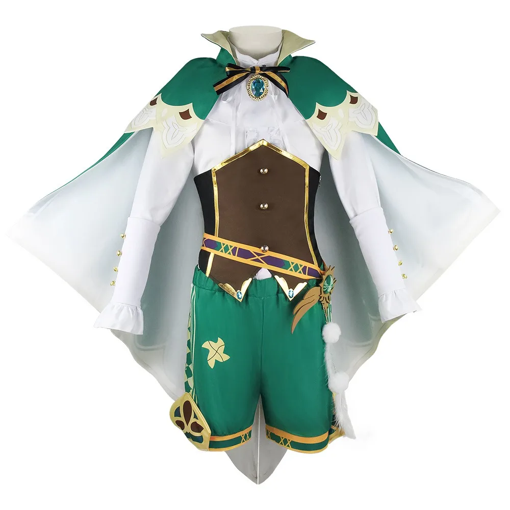 

Venti Cosplay Costume Vest Shorts Wig Hat Cosplay Outfits Barbatos Wendi Windy Outfits Kids Adult Comic Con