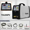 200Amp Digital LCD Display TIG Welder AC/DC Multi-Process IGBT Pulse Dual Voltage 220V/110V Stick Welding Kit Remote Torch Earth 2