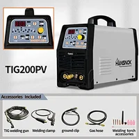 200Amp Digital LCD Display TIG Welder AC/DC Multi-Process IGBT Pulse Dual Voltage 220V/110V Stick Welding Kit Remote Torch Earth 2