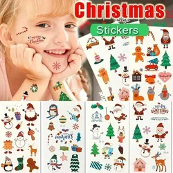 Christmas Tattoo Stickers Environmentally Friendly High Safety Children Cartoon Tattoos Sticker Temporary Body DIY Decoration