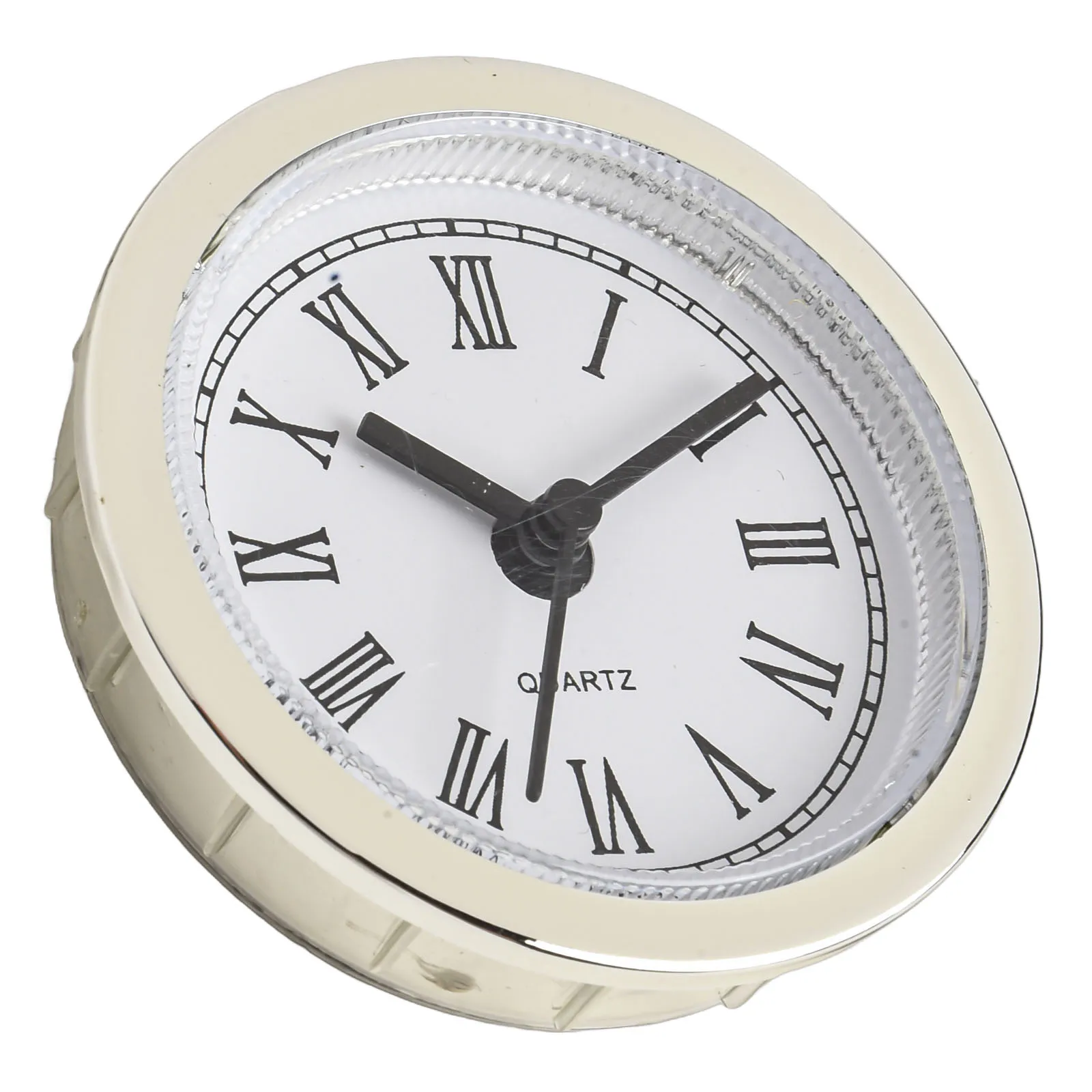 DIY Clock Projects Clock Movement Replacement 50MM Clock Insert High-Quality Movement Precise Timekeeping Transparent Lens 5