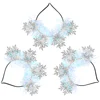 Christmas Snowflake Hair Hoop Costume Women Headband Headbands Party Crown Silver Baby 1