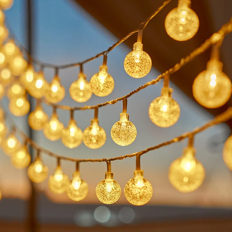 

Christmas String Light 100 LEDs 10M Fairy Lights Outdoor Garden Wedding Decoration LampIP65 Waterproof Garland Backyard Light