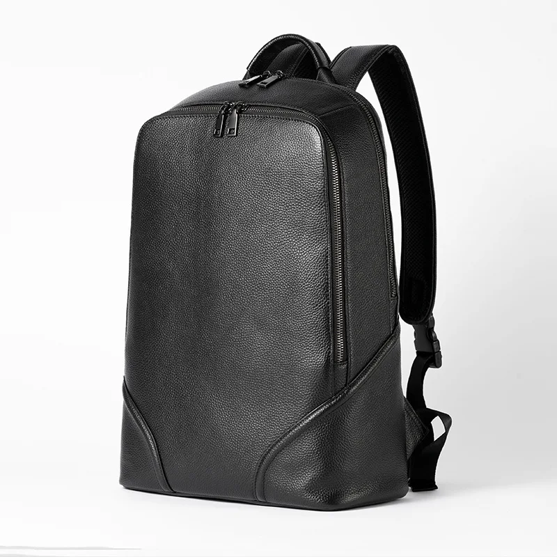 Cowhide Genuine Leather Backpack Men Travel Bags High Quality Laptop Backpack Male Shool Bags For Teenager Boys School Backpacks