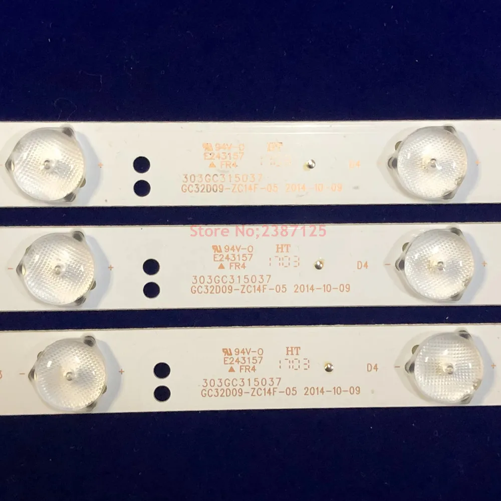 LED 스트립 9 램프 GC32D09-ZC14F-05 303GC315037 VS16131 VX3203S 32-H800 32PHF3059 32PHF3056 32PHF3550 32PFF3058 T3 321E5Q