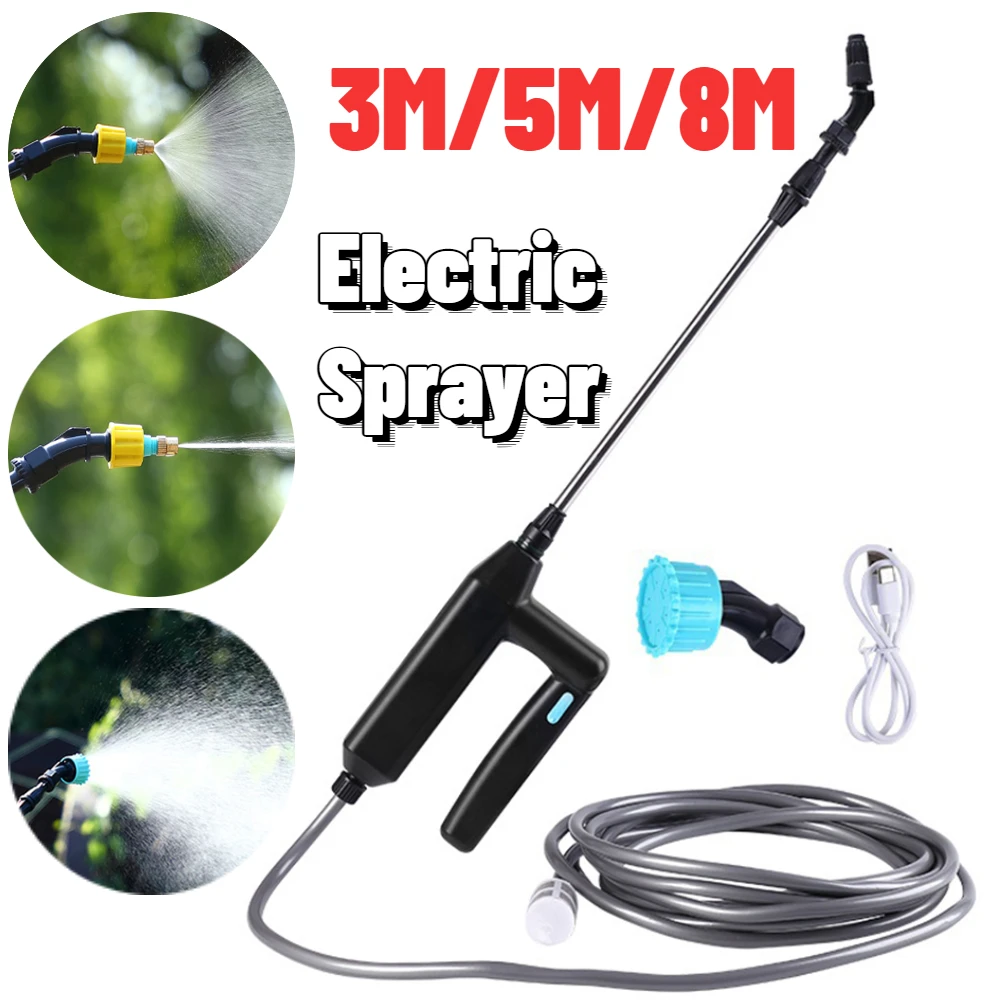 ElectricSprayerGunHighPressureCarWasherUSBRechargeableWater