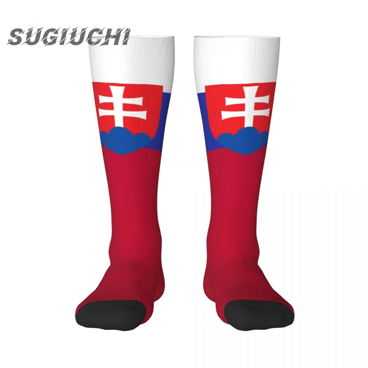 

Slovakia Flag Polyester 3D Printed Socks For Men Women Casual High Quality Kawaii Socks Street Skateboard Socks