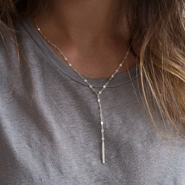 Stainless Steel Gold Color Chain Necklace Women Pendant Choker Neklace for Women Luxury Quality Jewelry Wholesale Dropshipping 4