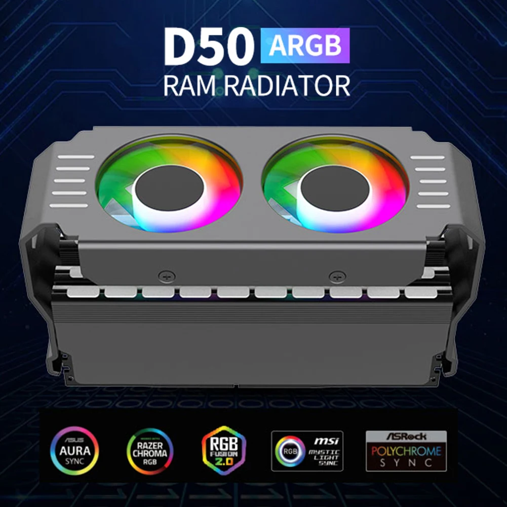 Radiador-de-Refrigera-o-de-Mem-ria-PC-RAM-Memory-Cooler-4Pin-PWM-5V ...