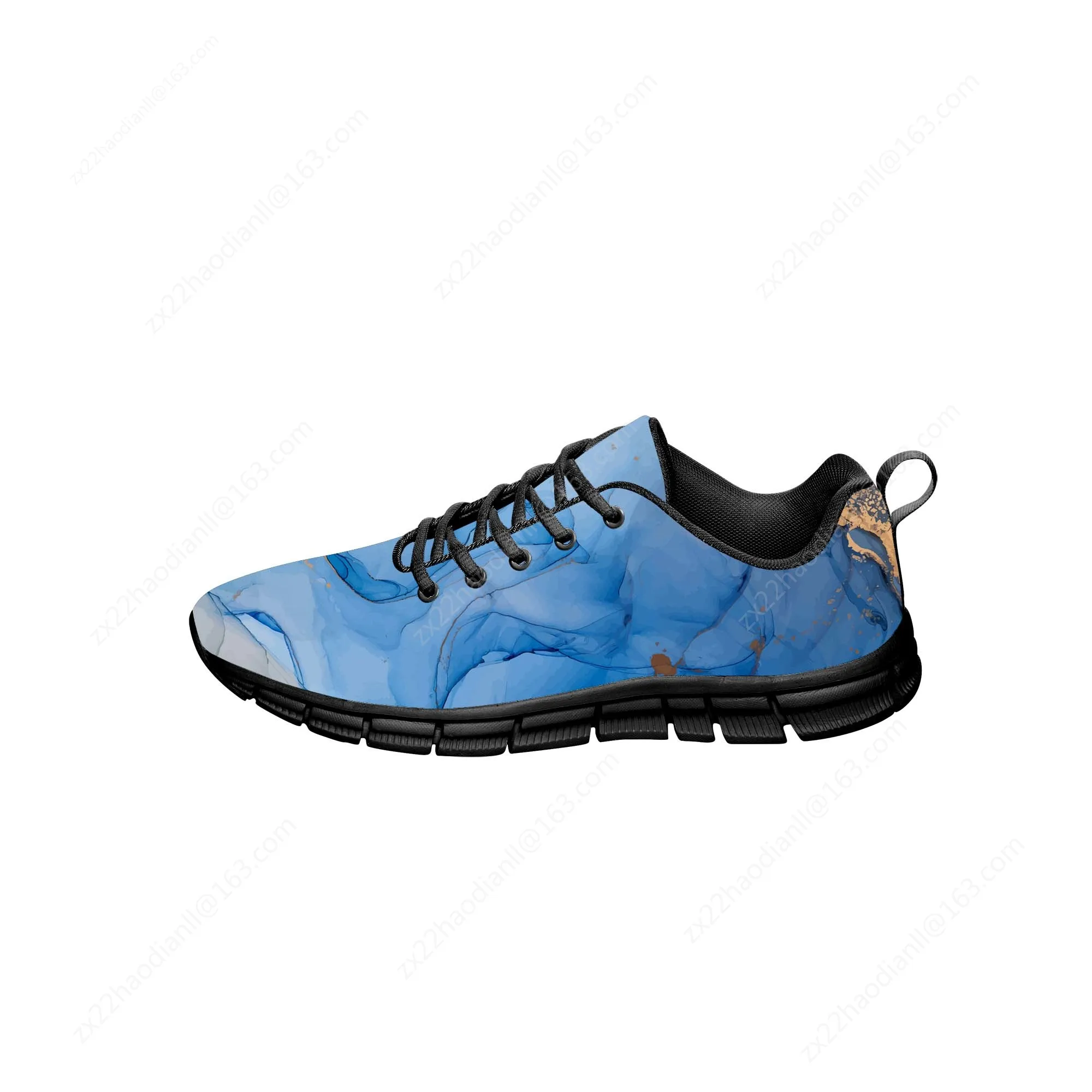 Colorful Marble Print Funny Hot Fashion Casual Sport Shoes Mens Womens Teenager Canvas Running 3D Printed Shoes Lightweight shoe