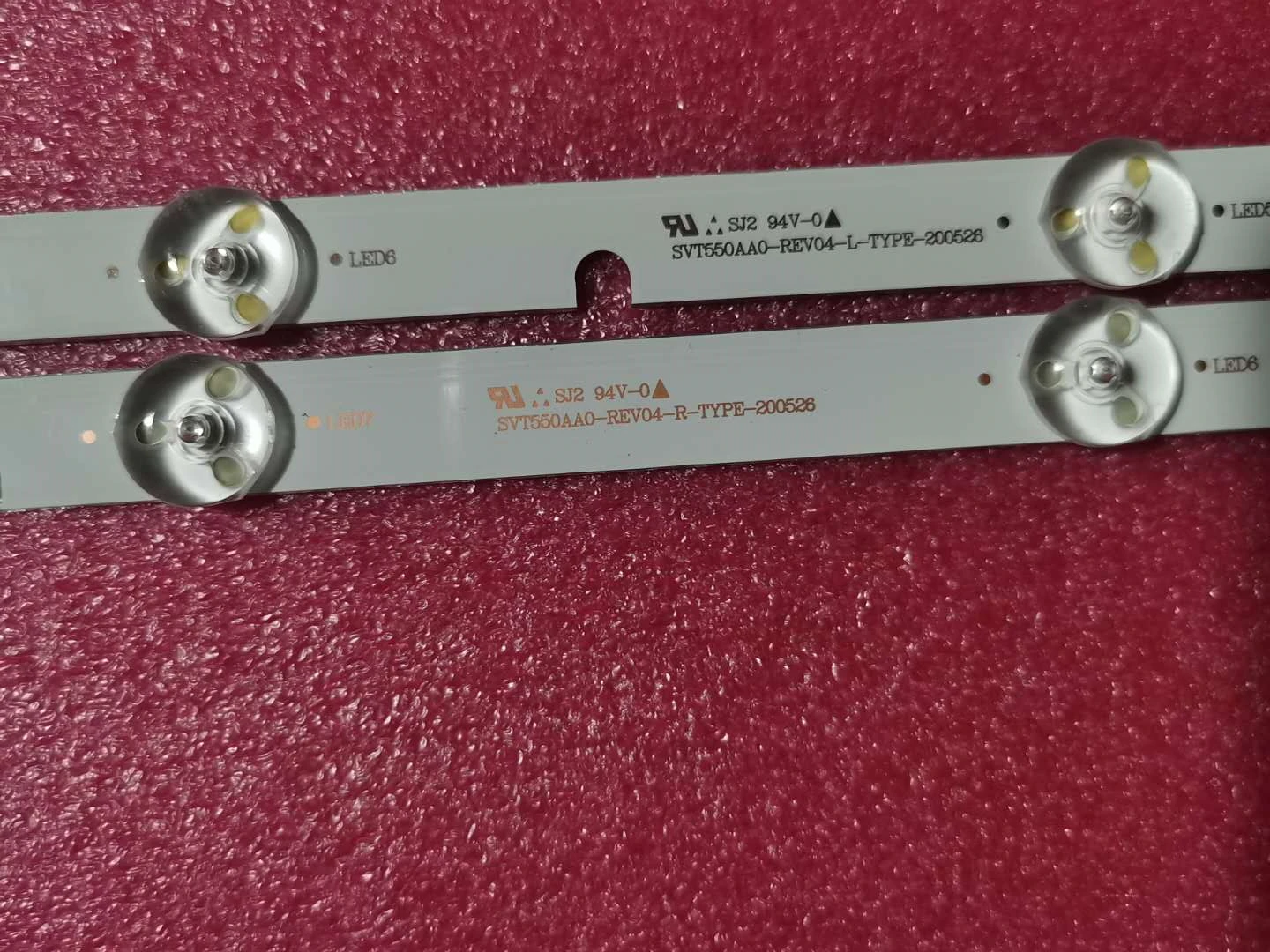 LED backlight strip for REGZA 55Z8 TOSHIBA 55L7453DB 55L7453 SVT550AA0_REV04_L-R-type 55l7453db 55l7463d Bz556503 55l7453rb led backlight
