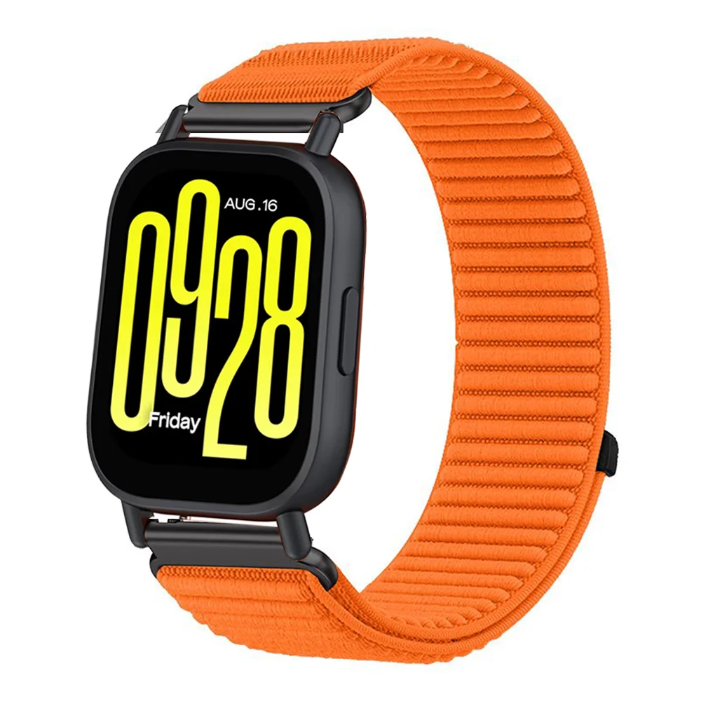 Nylon Loop Smartwatch Bracelet with Metal Buckle - Premium Strap Accessory