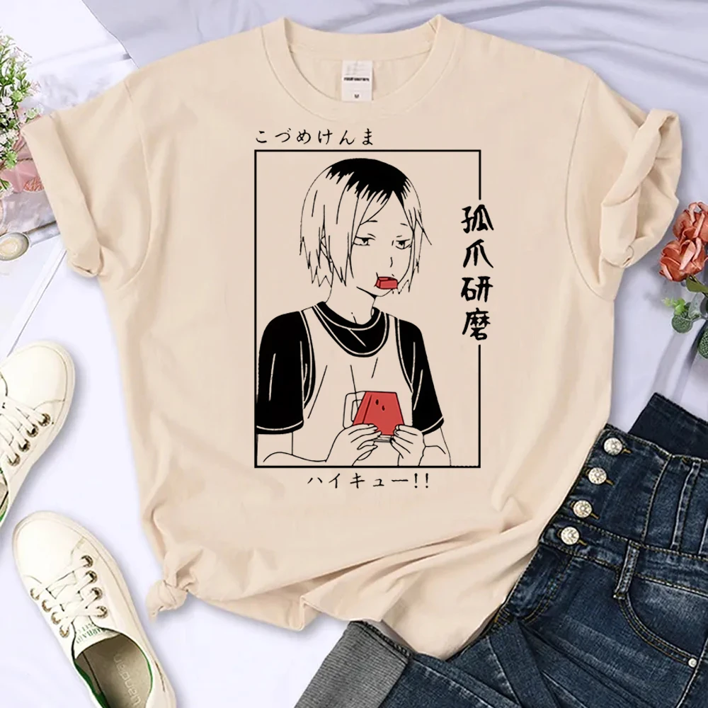 

Haikyuu top women funny t-shirts female manga clothes