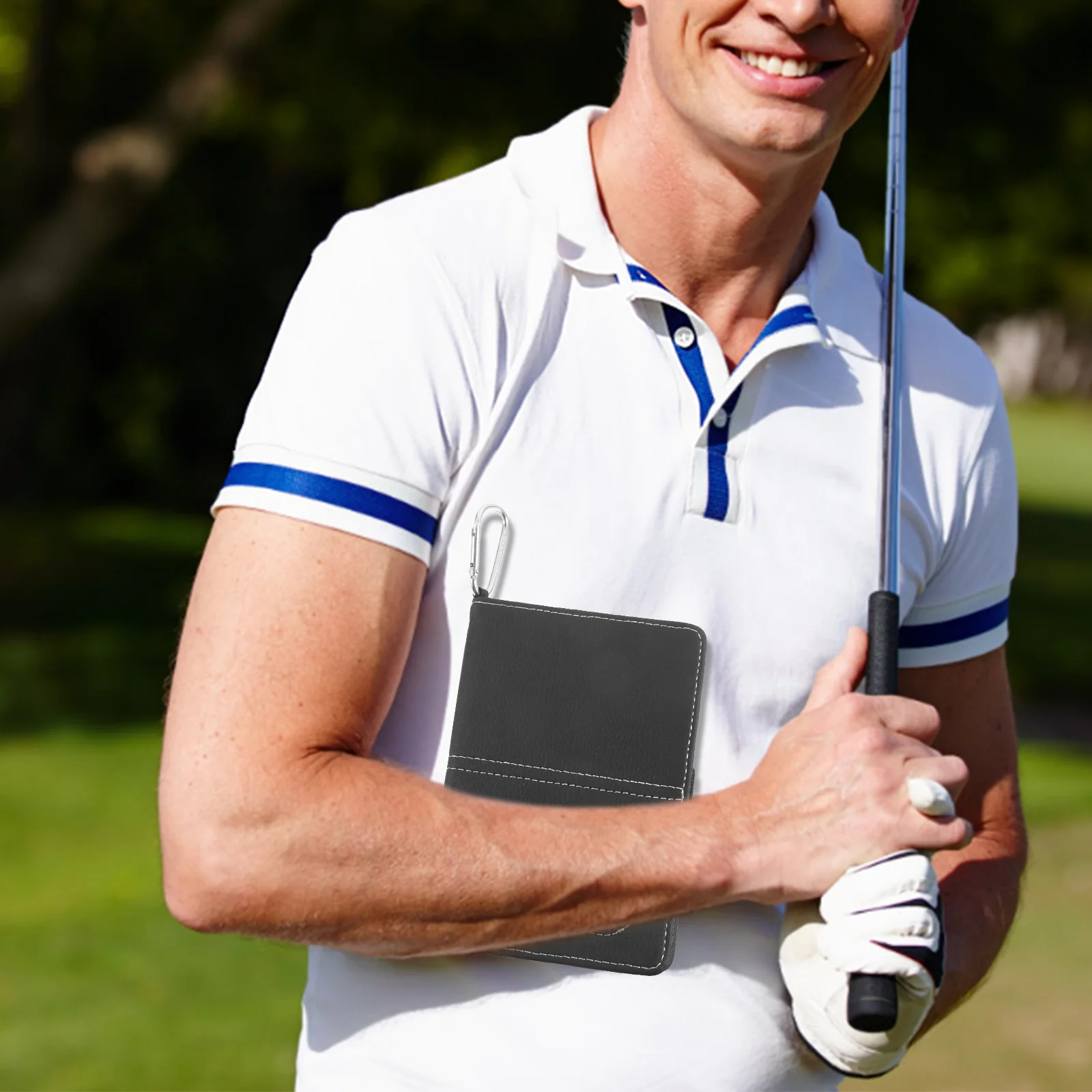 

Fsthers Day Gift Golfs Score Keeping Book Recording Notebook Gifts Scorebook Scorecards Holder Pu