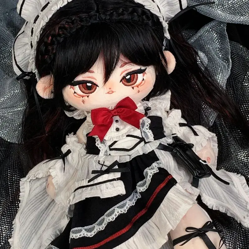 

Элегантное платье горничной без атрибутов, великолепное ретро платье, костюм для косплея, 30 см, плюшевое специальное тело без атрибутов, одежда, наряд