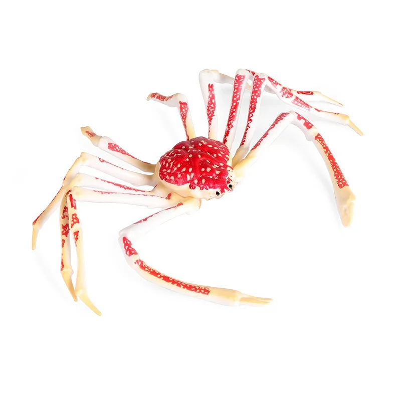 

Children's cognitive toys plastic ornaments static solid crab spider crab
