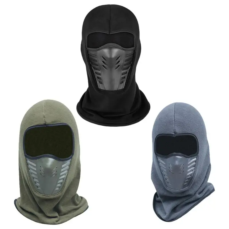 

Motorcycle Face Cover Ski Cover Beanie Cold Weather Balaclava Face Cover With 3D Air Vent Windproof Fleece Thermal Neck Gaiter