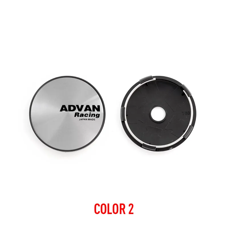 Wheel Center Caps 4PCS/Lot 60MM For ADVAN Racing Emblem Wheel Center Cap label car styling accessories