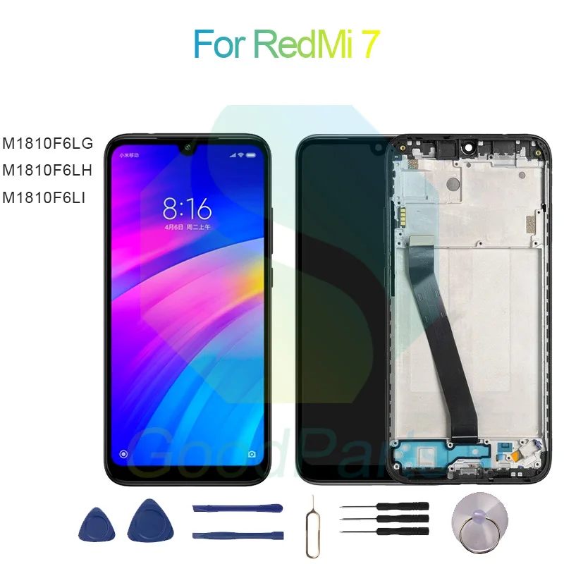 

For RedMi 7 Screen Display Replacement 1520*720 M1810F6LG, M1810F6LH, M1810F6LI For RedMi 7 LCD Touch Digitizer