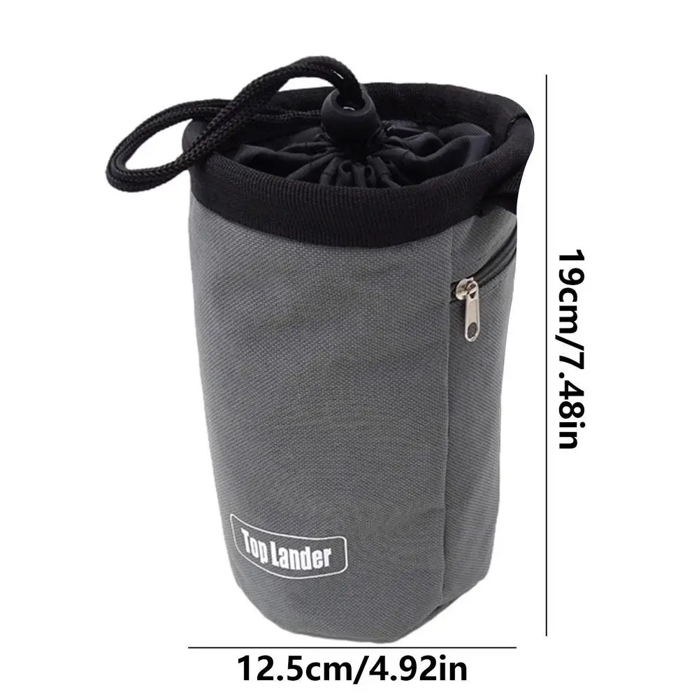 1pc Bolsa De Magnesio Para Escalada En Roca, Bolsa De Almacenamiento De  Talco, Bolsa De Cordón Ajustable Para Levantamiento De Pesas Y Escalada