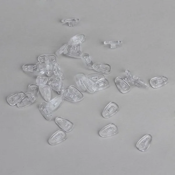25 Pcs Anti Slip Nose Pads For Glasses Universal Silicone Eyewear Accessories Nose Pad For Eyeglasses Glasses Repair Tools