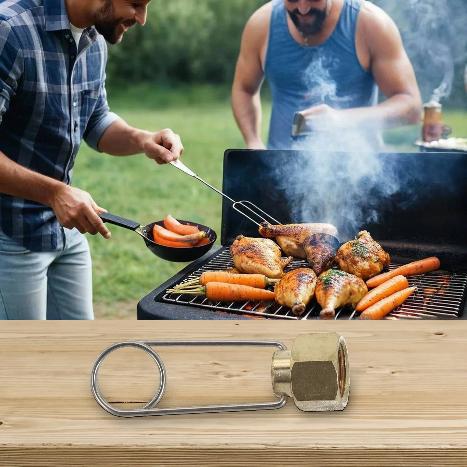 1 Piece Camping Gas Tank Cap Copper Gold Liquefied Gas 1.3*5cm Connection Line Blocking Cap Outdoor Stove Accessories camping stove accessories