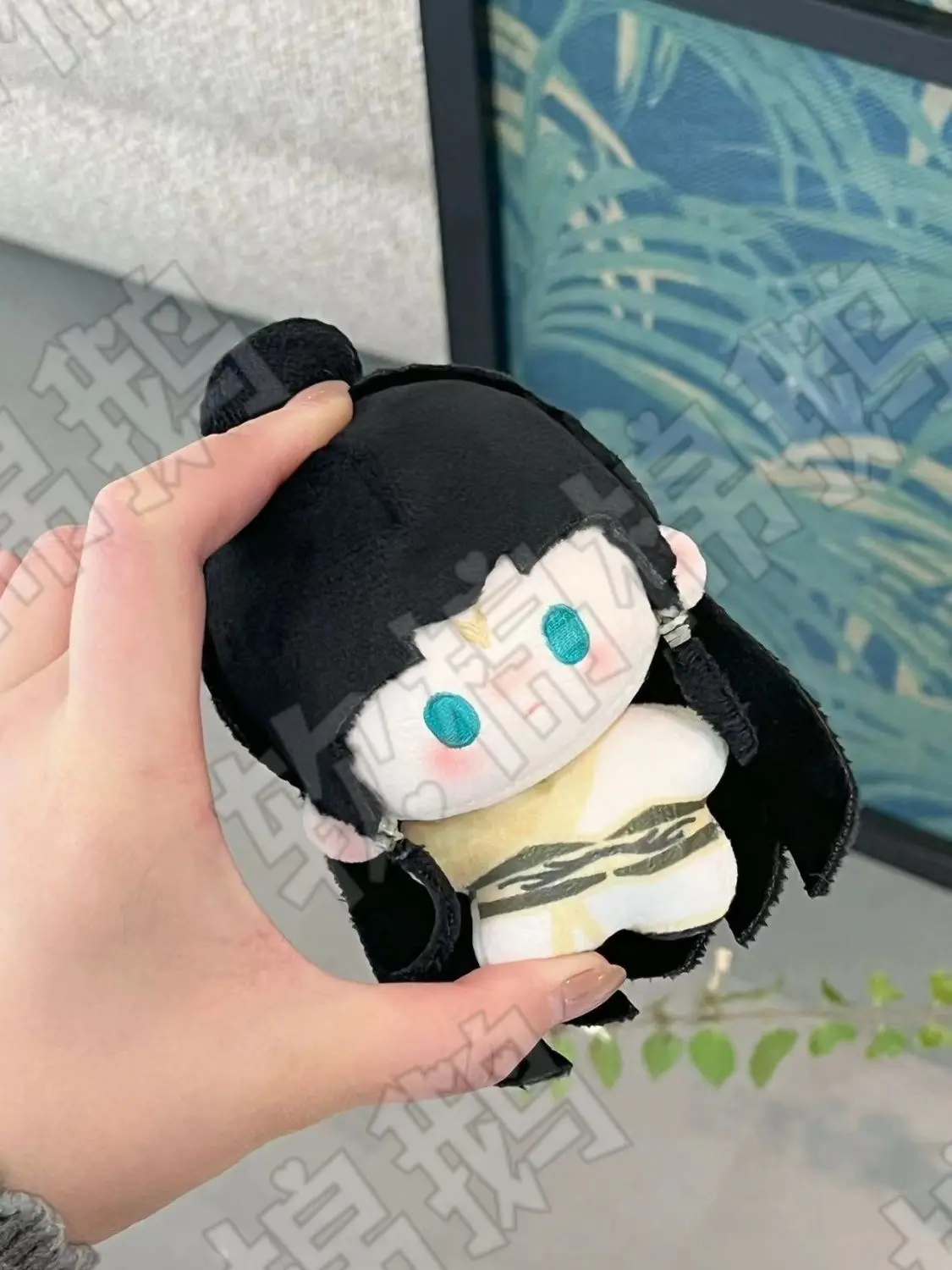 Ne Zha 2 Ao Bing Ao Guang Cosplay 10CM Anime Plush Stuffed Body Backpack Ornaments Pendant Keychain Christmas Gifts