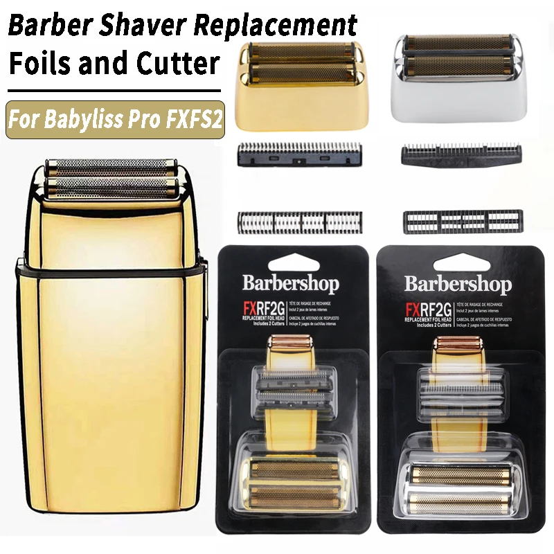 Hair Clipper Cutter And Foils Head For Babyliss Pro FXFS2 Electric Shaver Replacement Clipper Blades Head Net Barber Accessories babyliss мультитриммер mt725e