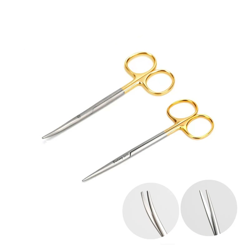 

Носовые щипцы из нержавеющей стали с золотистой ручкой, удержание иглы для носопластики, носовые инструменты