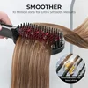 TYMO Hair Straightener Brush - Upgraded Ionic Plus Straightening Brush with Dense Bristles, 16 Temps, Dual Voltage 5