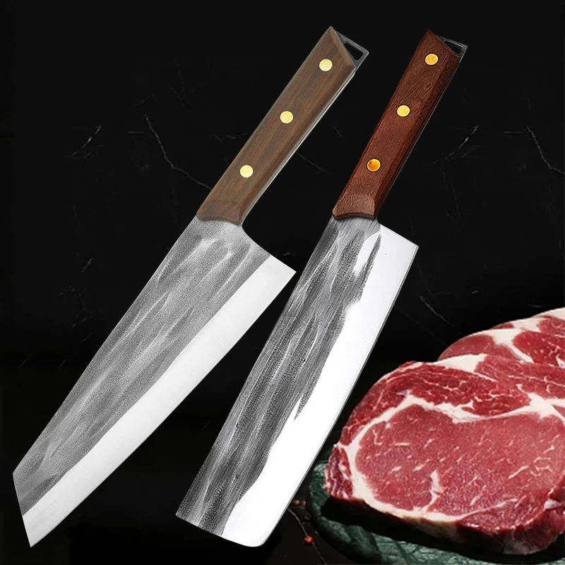 

Forged Kitchen Knives Stainless Steel Meat Cleaver Butcher Boning Knife Chef Slicing Kinfe Sushi Fish Cooking Cutter