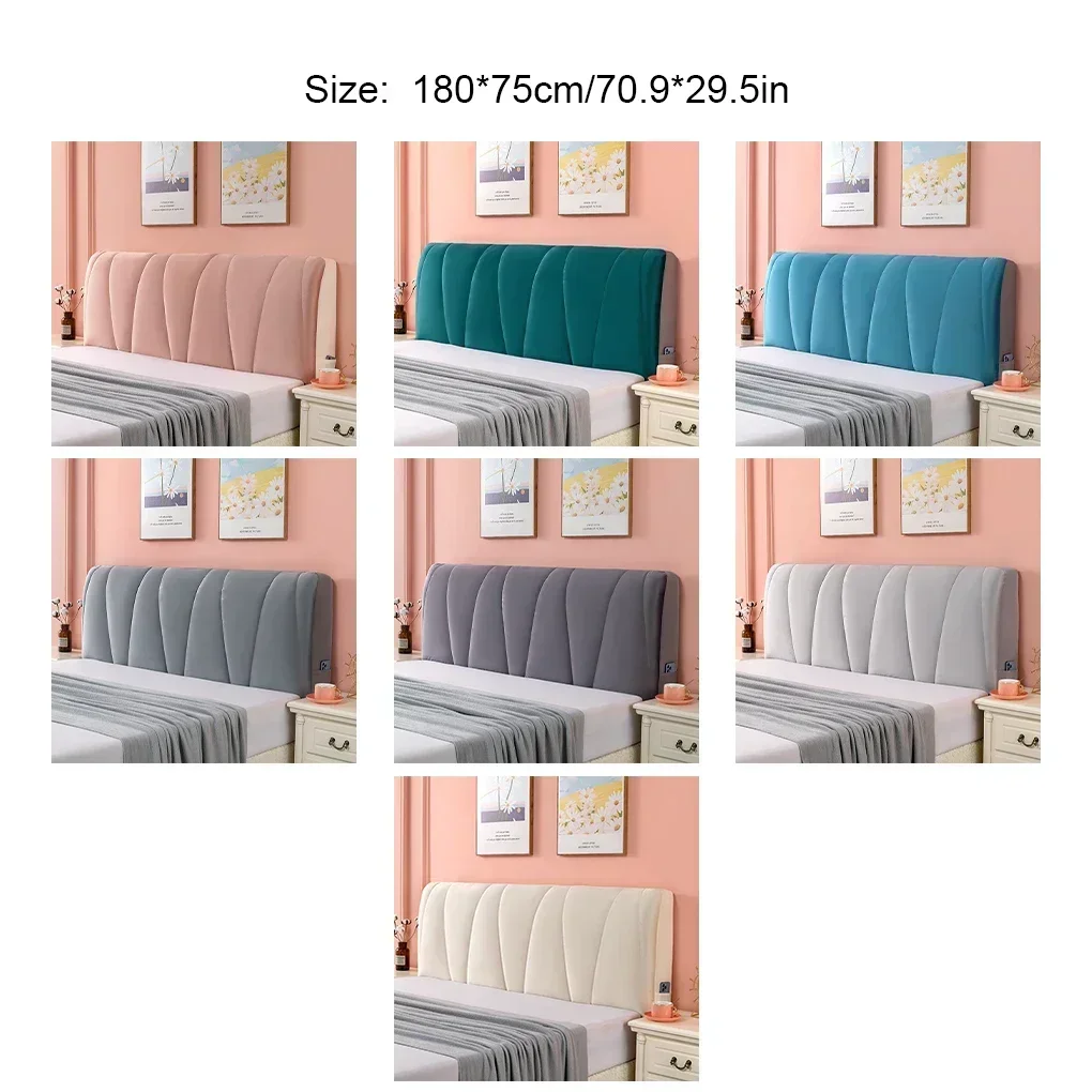 And Headboard With All-Inclusive Headboard Protector Cover Premium Double Elastic Bed Head Cover
