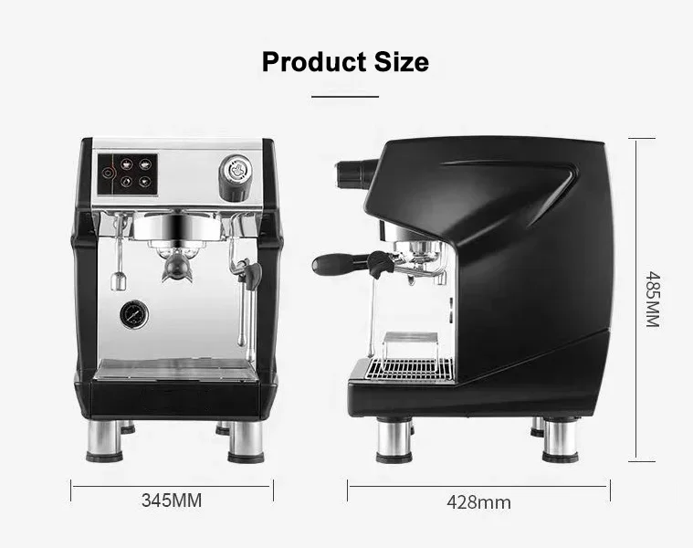 Portable Home Italian Mini Automatic Professional Built in Milk Frother Cafe Commercial Coffee Maker Machine Espresso 2