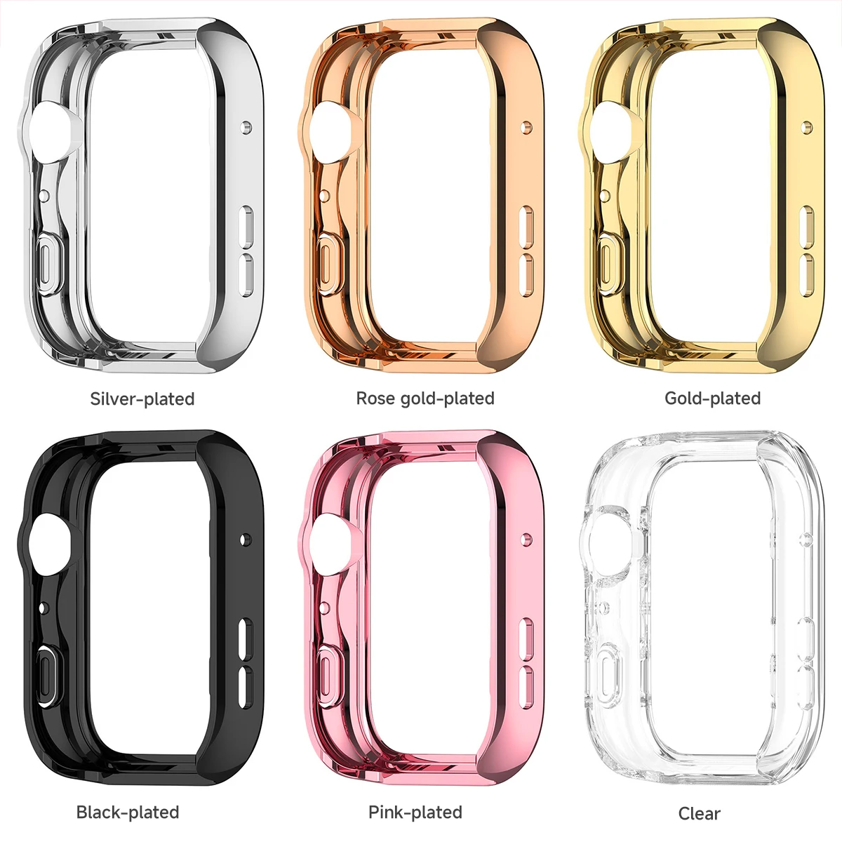 Sleek Hollow Out Protective Bumper Frame - Hard PC Case Cover