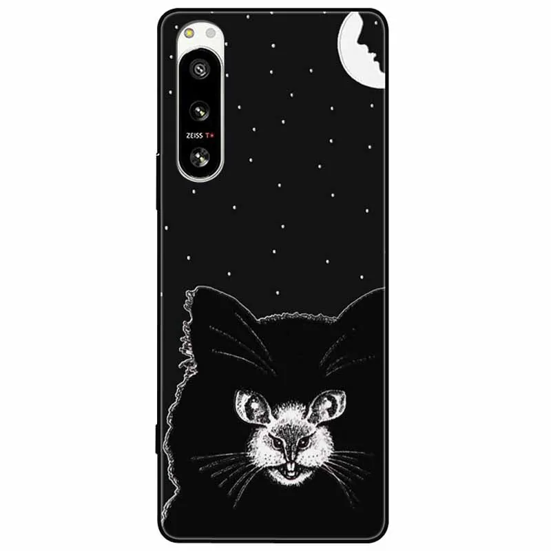 Cute 3D Embossed Relief Soft Silicone Back Cover with Cartoon Design