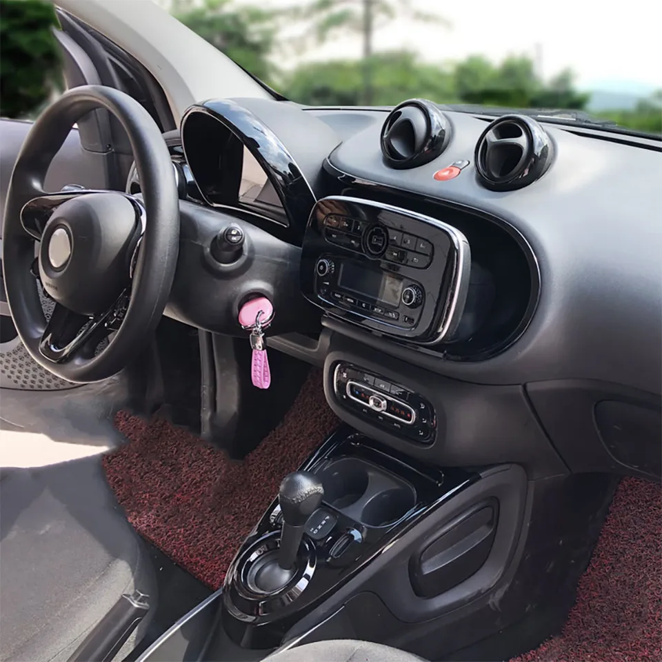 Rivestimento Cambio Per Smart Fortwo 453 2016-2019 - In ABS Nero, Sostituzione OEM 4532673700 - Foto 6