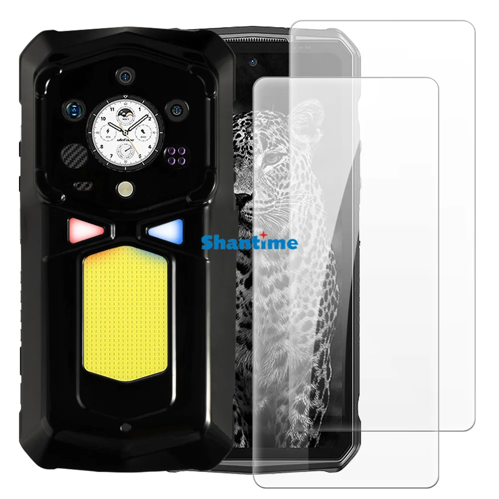 Soft Case + 2 Pack Tempered Glass Screen Protectors for Ulefone Armor 29 Full-Body Protection