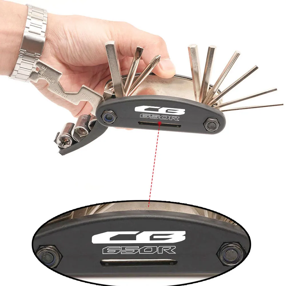 2023 NEW Motorcycle Tool Repair Screwdriver Set & Helmet lock For Honda  CB650R CB 650R CNC Aluminum POM Accessories