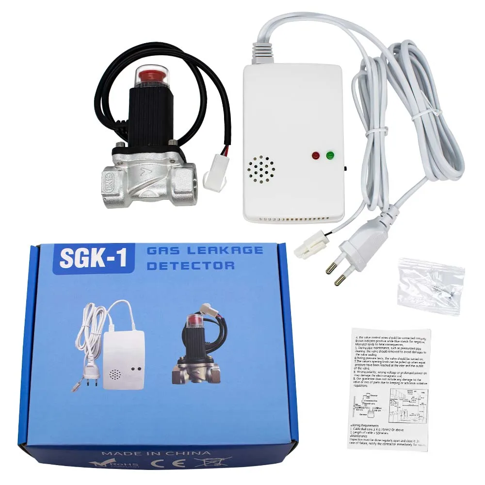 thumbnail image 2 of Aluminum Alloy Automatic Shut Off Valve Dn15 For Natural Gas Pipelines Solenoid Security Kitchen Device P 1552520 2 of 13