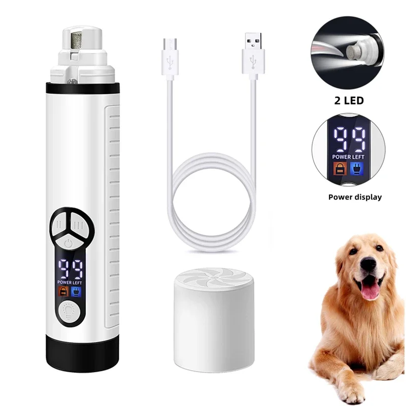 Pet Charging Nail Claw Grinder Dog Electric Clipper for Professionals Claws Grinder Dogs Cats Grooming Supplies Trimmer Tools