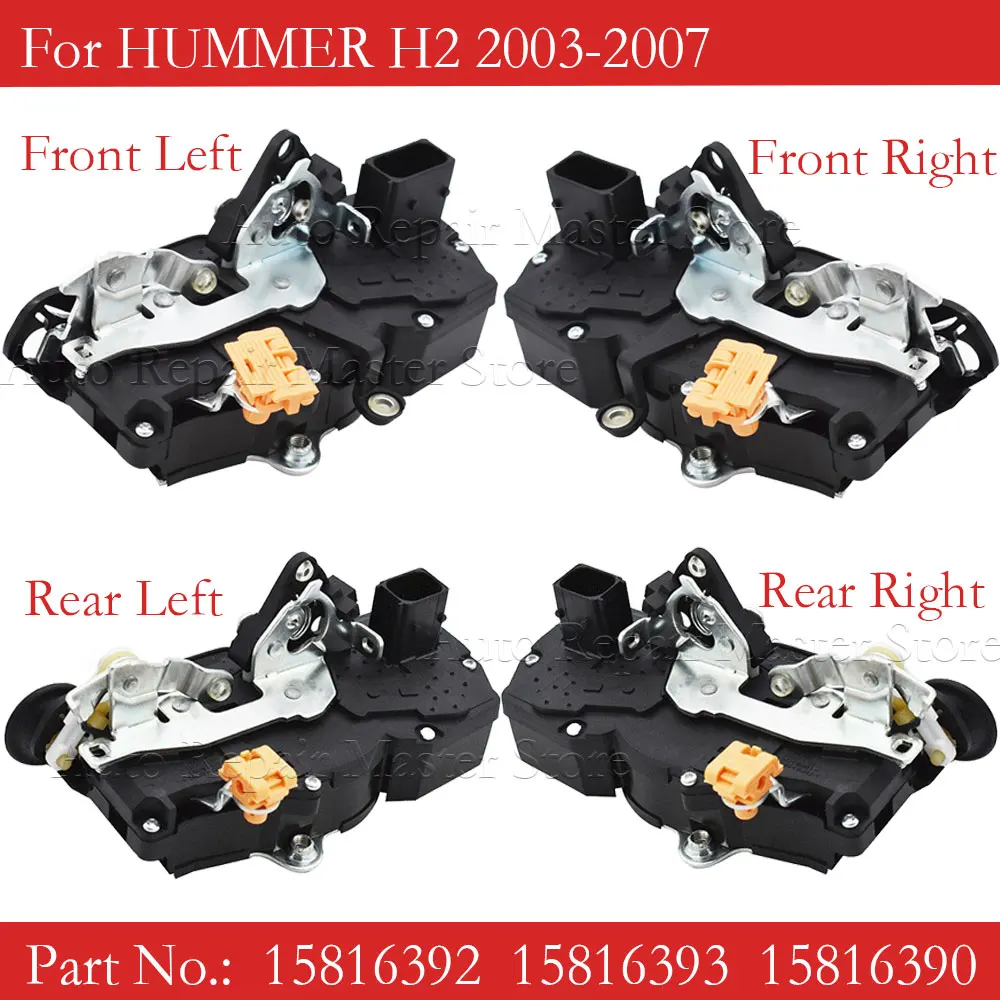 

Привод дверного замка 15816392 15816393 для HUMMER H2 2003-2007, левая, правая, передняя, задняя, 15816390 15816391