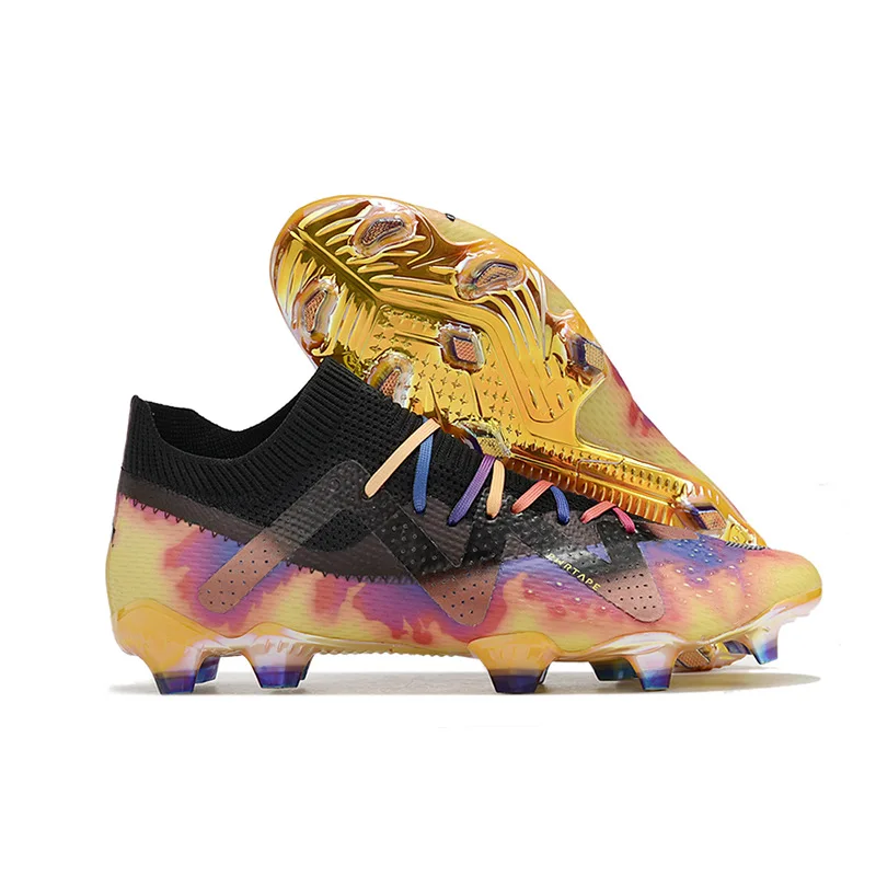 

Men Cleats Soccer Shoes Fashion High-Top Centipedes Football Boots Professional Long Studs Turf TF/FG Comfort Athletic Sneakers